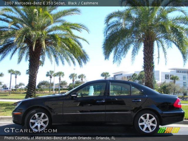 2007 Mercedes-Benz E 350 Sedan in Black
