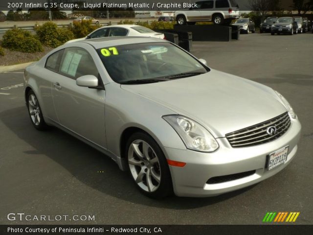 2007 Infiniti G 35 Coupe in Liquid Platinum Metallic
