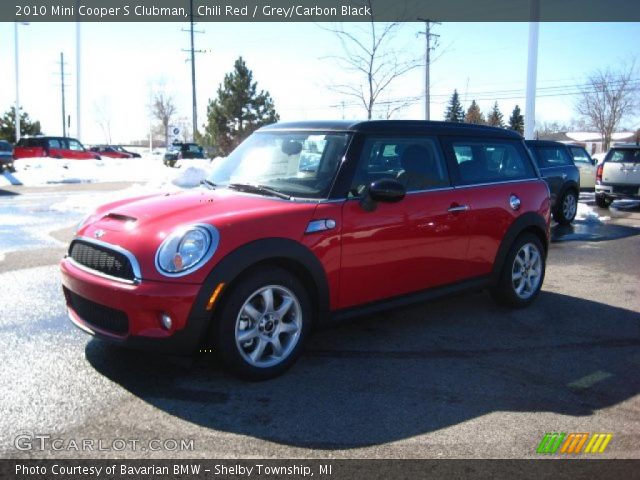 2010 Mini Cooper S Clubman in Chili Red