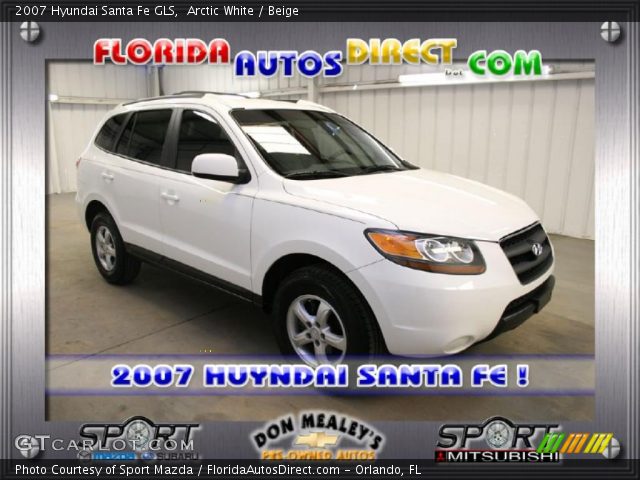 2007 Hyundai Santa Fe GLS in Arctic White