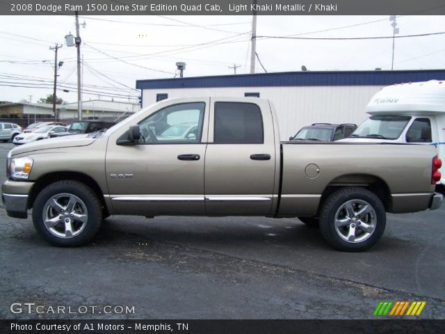 2008 Dodge Ram 1500 Lone Star Edition Quad Cab in Light Khaki Metallic