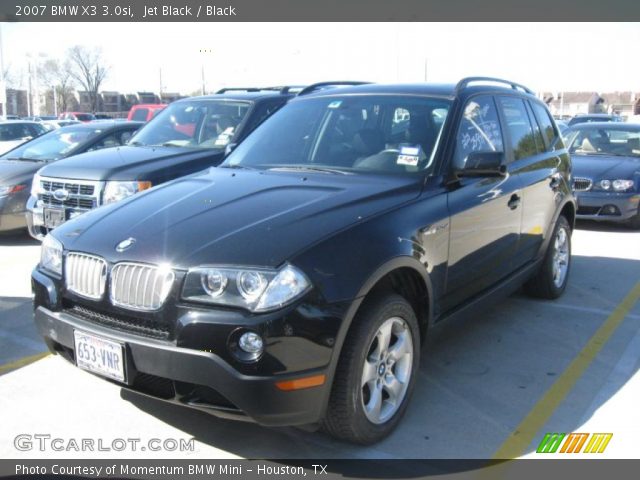 2007 BMW X3 3.0si in Jet Black