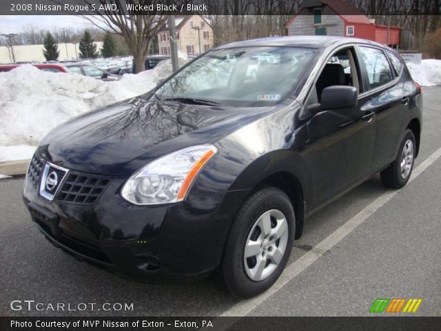 2008 Nissan Rogue S AWD in Wicked Black