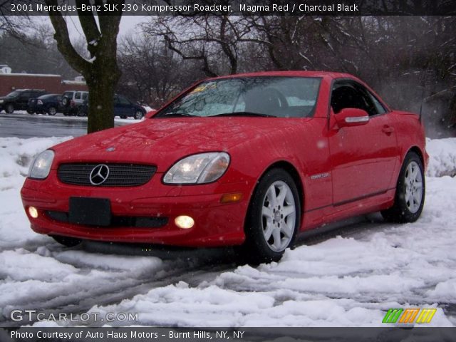 2001 Mercedes-Benz SLK 230 Kompressor Roadster in Magma Red