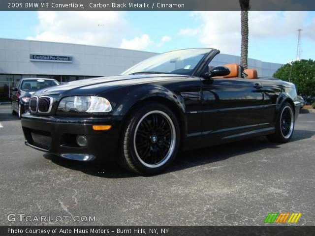 2005 BMW M3 Convertible in Carbon Black Metallic