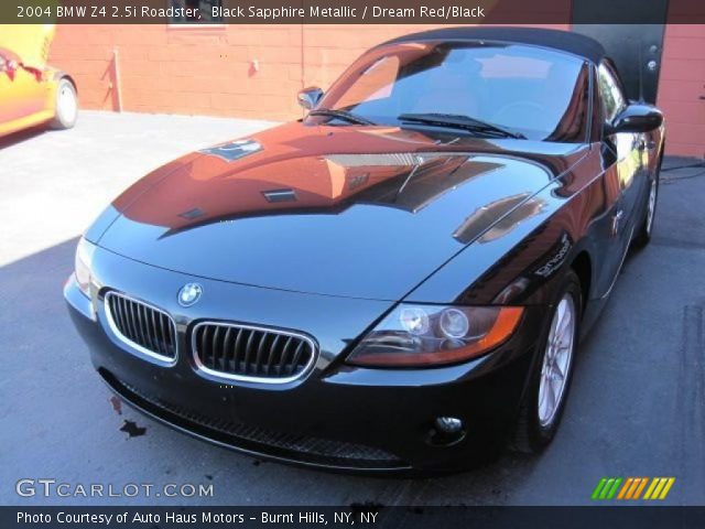 2004 BMW Z4 2.5i Roadster in Black Sapphire Metallic