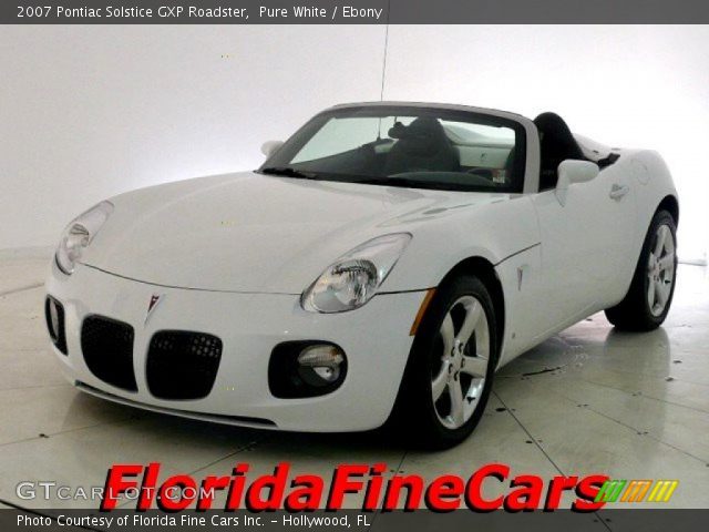 2007 Pontiac Solstice GXP Roadster in Pure White