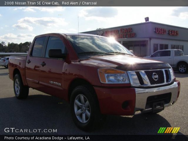 2008 Nissan Titan SE Crew Cab in Red Alert