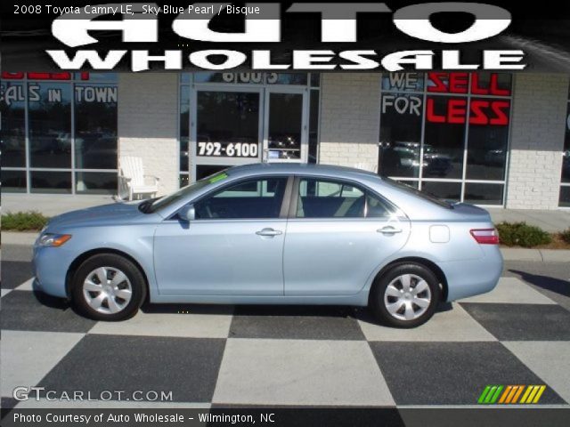 2008 Toyota Camry LE in Sky Blue Pearl