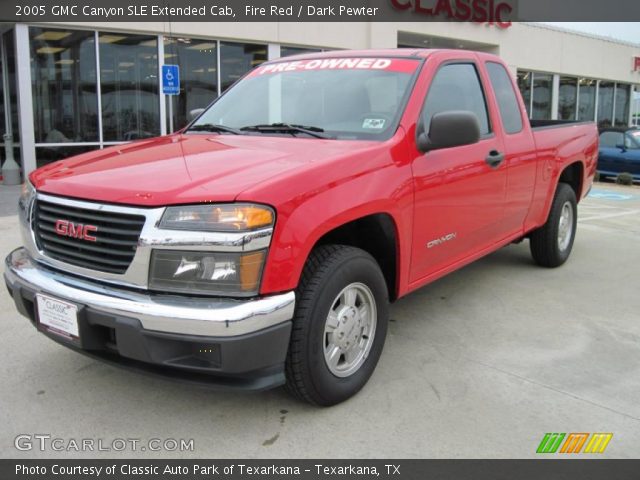 2005 GMC Canyon SLE Extended Cab in Fire Red