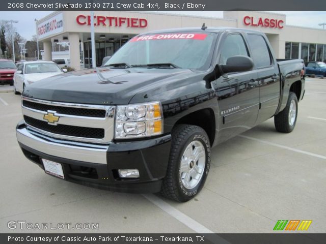 2008 Chevrolet Silverado 1500 Z71 Crew Cab 4x4 in Black