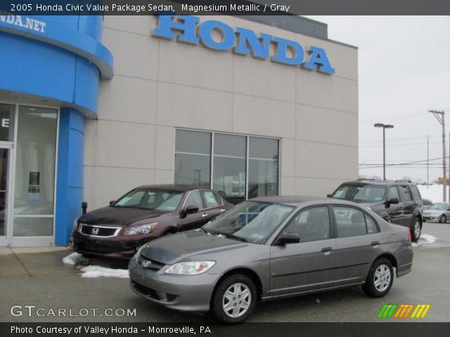 2005 Honda Civic Value Package Sedan in Magnesium Metallic