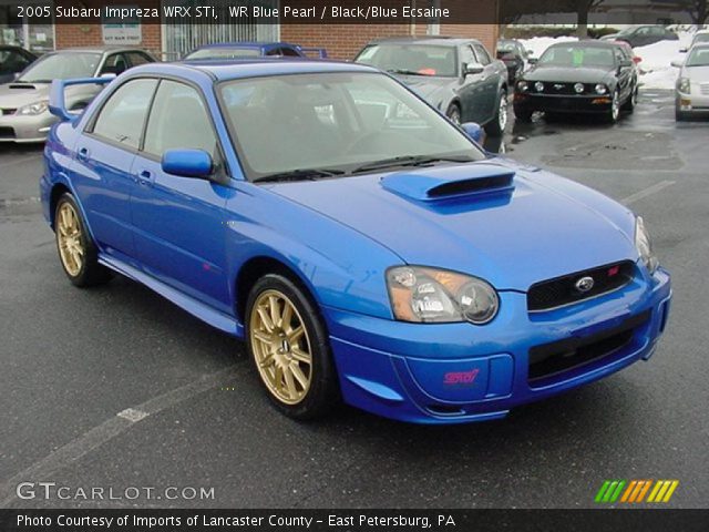 2005 Subaru Impreza WRX STi in WR Blue Pearl