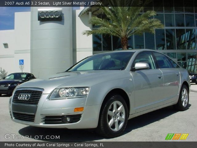 2007 Audi A6 3.2 Sedan in Light Silver Metallic