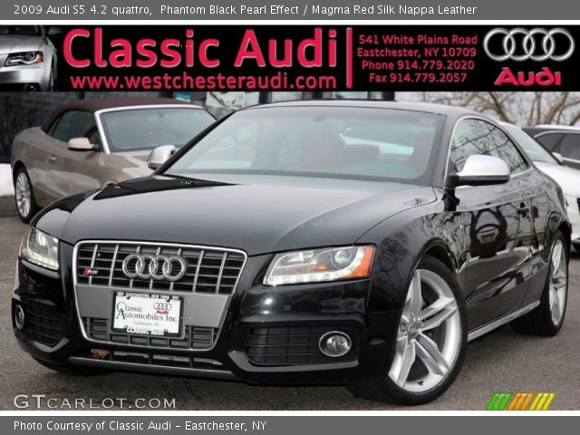 2009 Audi S5 4.2 quattro in Phantom Black Pearl Effect