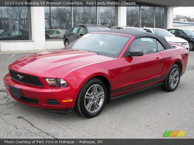 Red Candy Metallic 2010 Ford Mustang V6 Premium