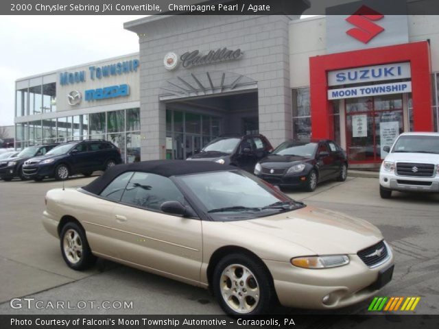 2000 Chrysler Sebring JXi Convertible in Champagne Pearl