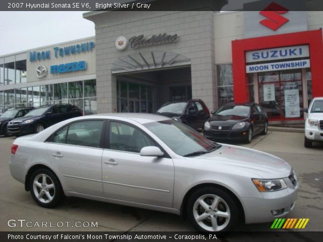2007 Hyundai Sonata SE V6 in Bright Silver