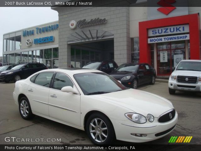 2007 Buick LaCrosse CXS in White Opal