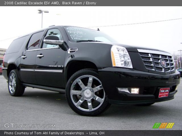 2008 Cadillac Escalade ESV AWD in Black Raven