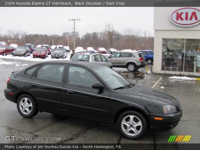 2004 Hyundai Elantra GT Hatchback in Black Obsidian
