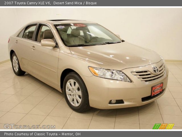 2007 Toyota Camry XLE V6 in Desert Sand Mica