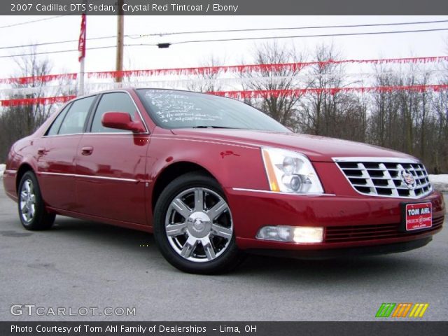 2007 Cadillac DTS Sedan in Crystal Red Tintcoat