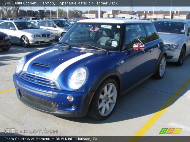 2005 Mini Cooper S Hardtop in Hyper Blue Metallic