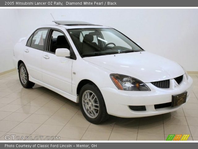 2005 Mitsubishi Lancer OZ Rally in Diamond White Pearl