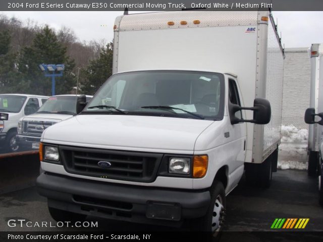 2004 Ford E Series Cutaway E350 Commercial Moving Truck in Oxford White