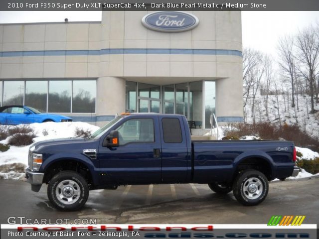 2010 Ford F350 Super Duty XLT SuperCab 4x4 in Dark Blue Pearl Metallic