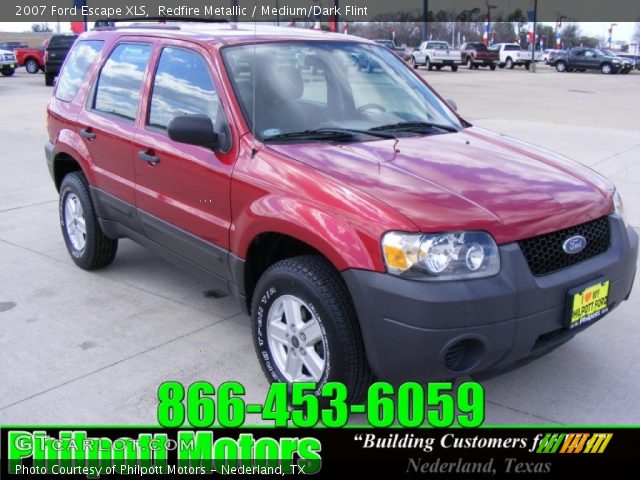 2007 Ford Escape XLS in Redfire Metallic