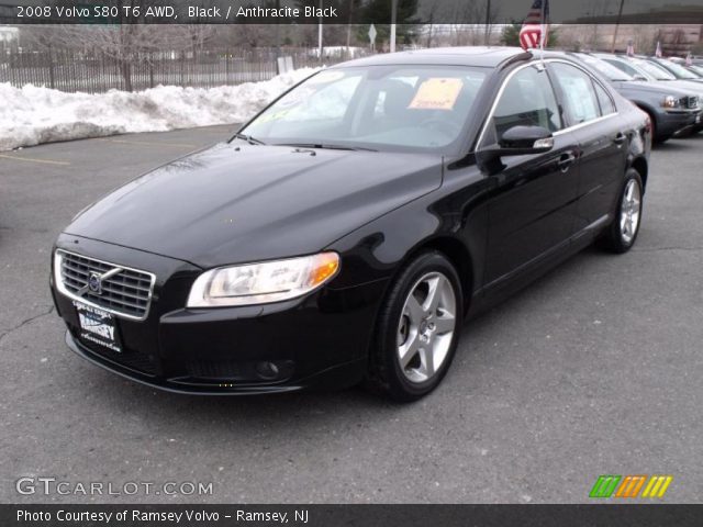 2008 Volvo S80 T6 AWD in Black