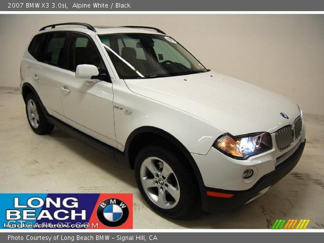 2007 BMW X3 3.0si in Alpine White