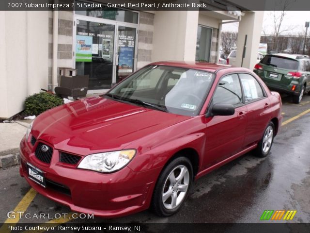 2007 Subaru Impreza 2.5i Sedan in Garnet Red Pearl