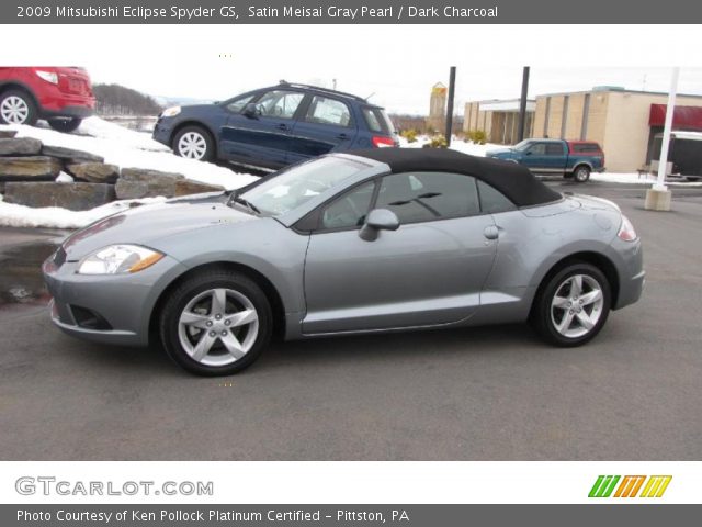 2009 Mitsubishi Eclipse Spyder GS in Satin Meisai Gray Pearl