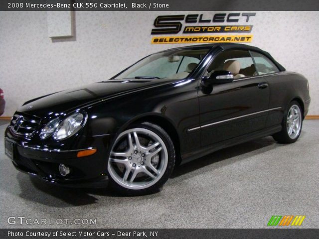 2008 Mercedes-Benz CLK 550 Cabriolet in Black