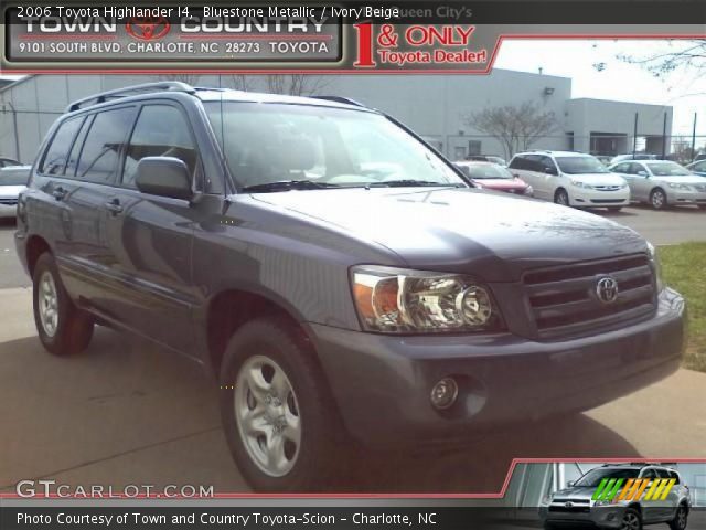 2006 Toyota Highlander I4 in Bluestone Metallic