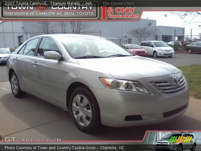 2007 Toyota Camry LE in Titanium Metallic