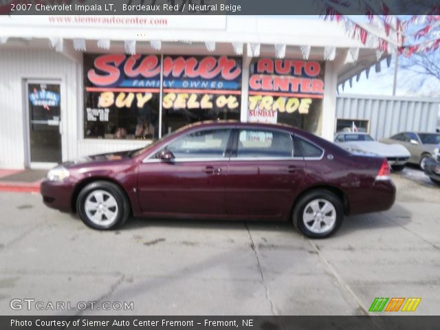 2007 Chevrolet Impala LT in Bordeaux Red