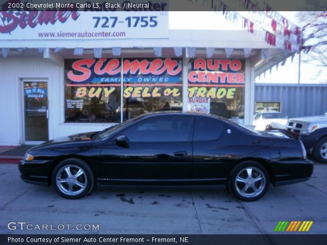 2002 Chevrolet Monte Carlo LS in Black