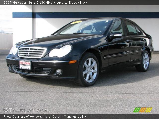 2007 Mercedes-Benz C 280 4Matic Luxury in Black