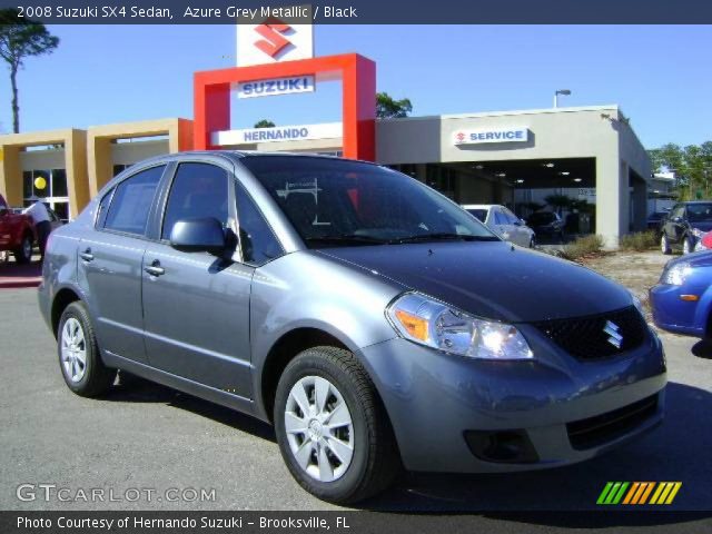 2008 Suzuki SX4 Sedan in Azure Grey Metallic