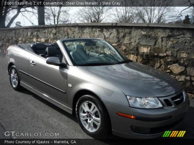 2006 Saab 9-3 2.0T Convertible in Steel Gray Metallic