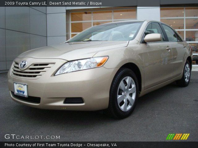 2009 Toyota Camry LE in Desert Sand Metallic