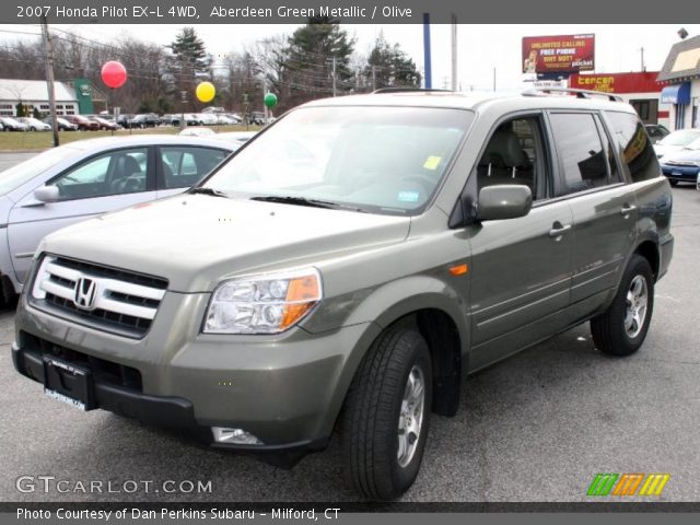 2007 Honda Pilot EX-L 4WD in Aberdeen Green Metallic