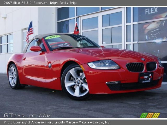 2007 BMW Z4 3.0i Roadster in Bright Red