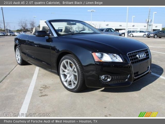 2010 Audi A5 2.0T quattro Cabriolet in Brilliant Black