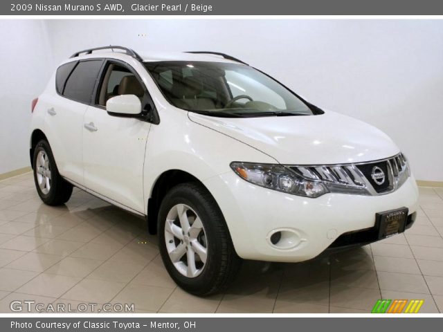 2009 Nissan Murano S AWD in Glacier Pearl