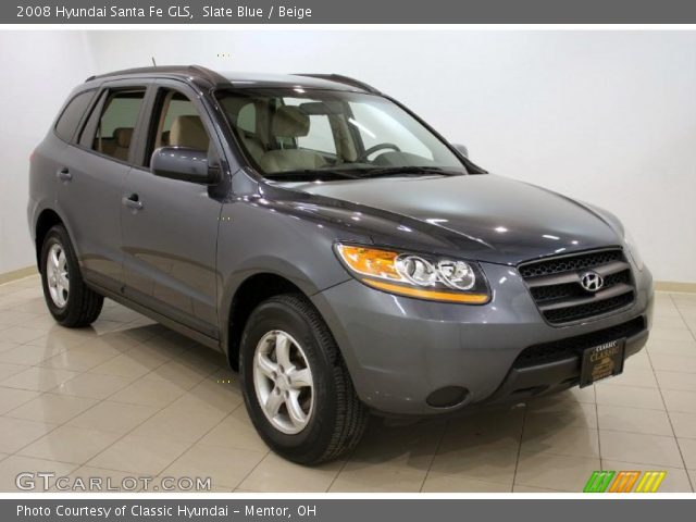 2008 Hyundai Santa Fe GLS in Slate Blue